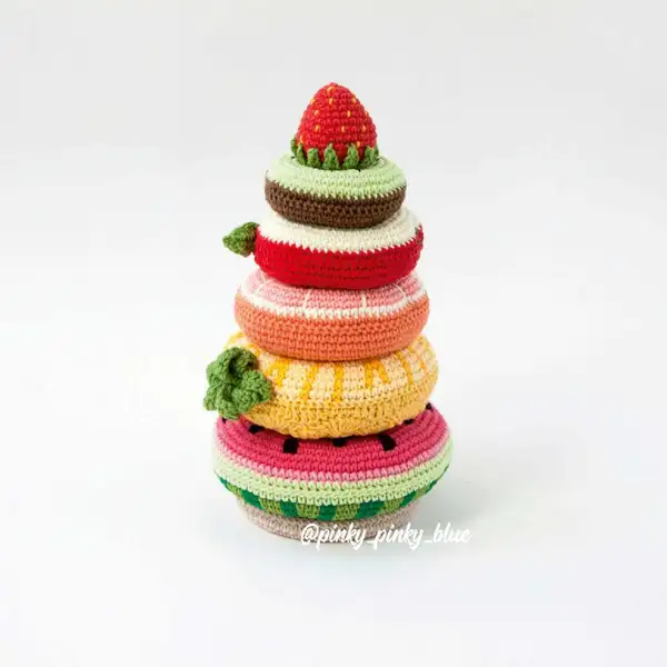 Fruit Stacking Toy Amigurumi Pattern