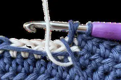 Fishy Aleks Sweater Pattern step 2 - assembly progress