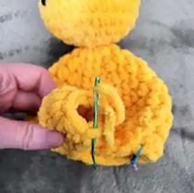 Pika the Electric Mouse Amigurumi Pattern step 4 - final assembly and finishing