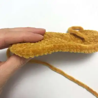 Kangaroo Amigurumi Pattern step 2 - assembly progress