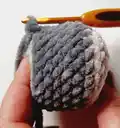 Baby Dino Backpack Amigurumi Pattern step 4 - final assembly and finishing