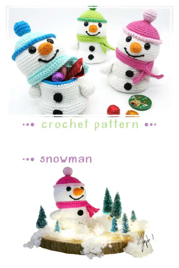 Snowman Amigurumi Pattern