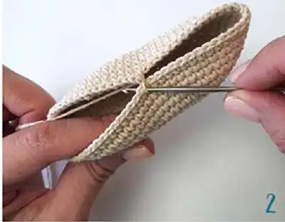 Storm The Deer Amigurumi Pattern step 2 - assembly progress