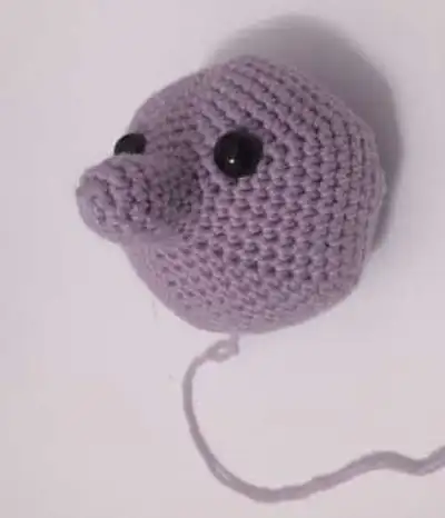 Dobby House Elf Amigurumi Pattern step 4 - final assembly and finishing