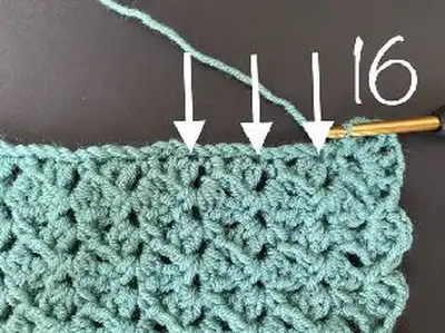 French Countryside Blanket Pattern step 2 - assembly progress