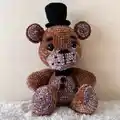Top Hat Teddy Amigurumi Pattern step 4 - final assembly and finishing