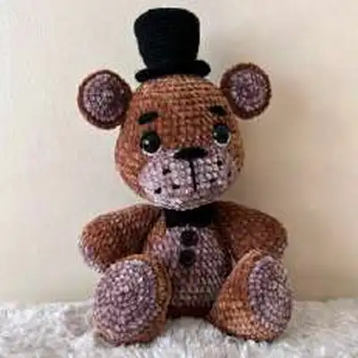 Top Hat Teddy Amigurumi Pattern step 4 - final assembly and finishing