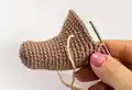 Yumi the Dachshund Amigurumi Pattern step 3 - details and accessories