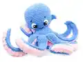 Ostin The Octopus Amigurumi Pattern step 3 - details and accessories