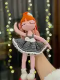 Ballerina Doll Amigurumi Pattern step 4 - final assembly and finishing