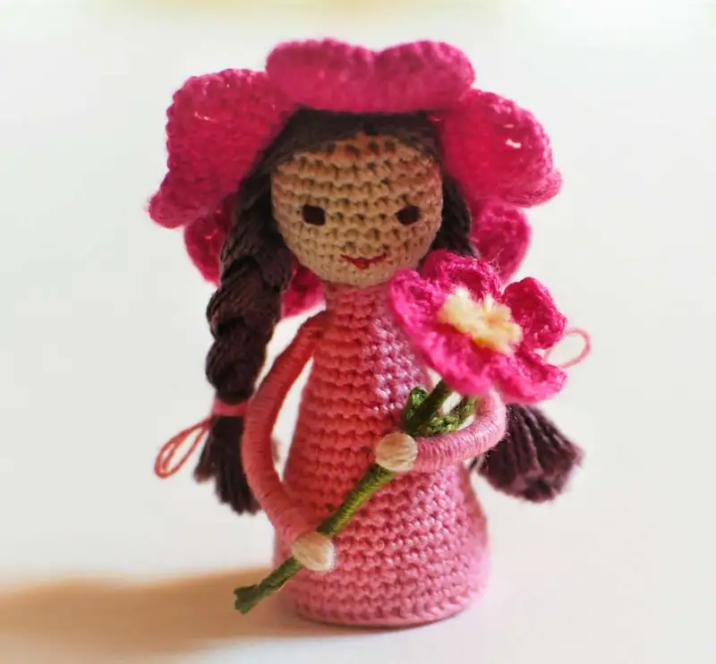 Free Intermediate crochet pattern: Wild Rose Fairy Amigurumi Pattern - Easy to follow tutorial