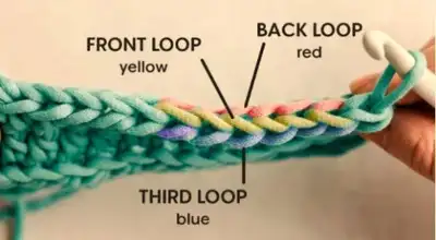 Flower Pouch Amigurumi Pattern step 3 - details and accessories