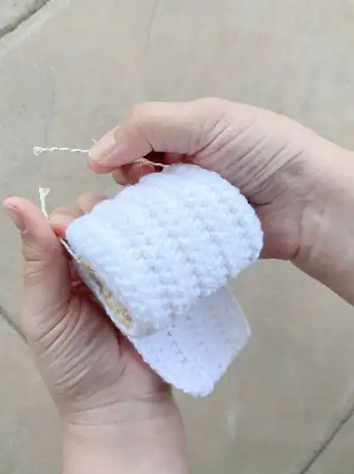Angry TP CAL Amigurumi Pattern step 3 - details and accessories