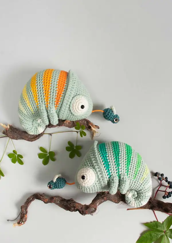 Chameleon Conrad Amigurumi Pattern