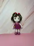 Cute Girl Doll Amigurumi Pattern step 2 - assembly progress