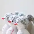 Snowman Friends Amigurumi Pattern step 3 - details and accessories
