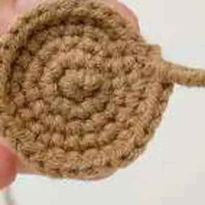 Benjamin Tiger Amigurumi Pattern step 2 - assembly progress