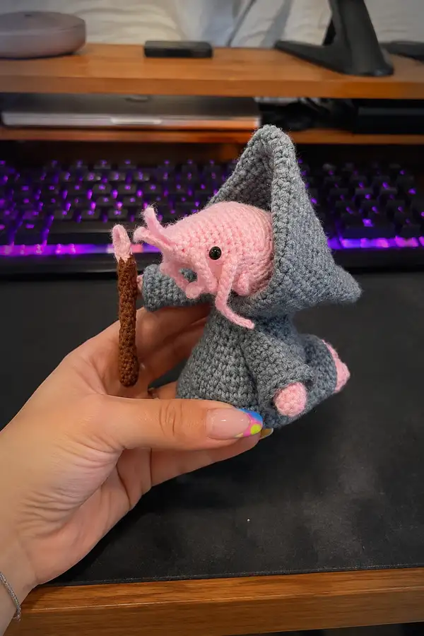 Shrimp Reaper Halloween Amigurumi Pattern