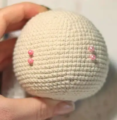 Teya the Fairy Amigurumi Pattern step 3 - details and accessories