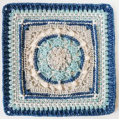 Miosotis Pattern step 1 - construction progress