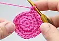 Florence the Flamingo Amigurumi Pattern step 3 - details and accessories