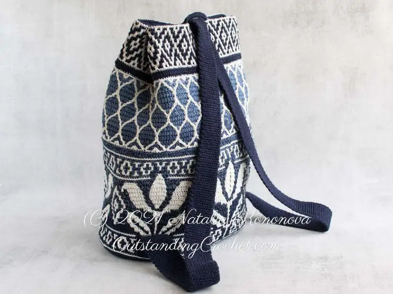 Free Intermediate crochet pattern: Lili Backpack Pattern - Easy to follow tutorial