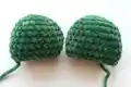 Frog Pillow Amigurumi Pattern step 4 - final assembly and finishing