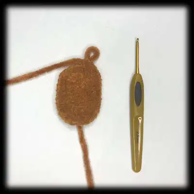 Forest Deer Amigurumi Pattern step 2 - assembly progress