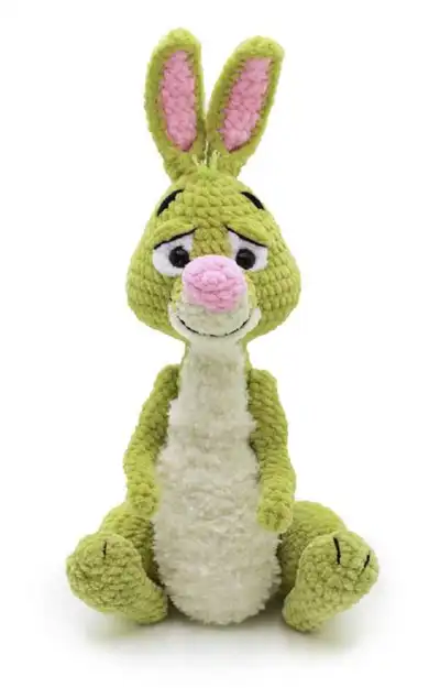 Rabbit Amigurumi Pattern step 1 - construction progress
