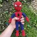 Spiderman Amigurumi Pattern step 4 - final assembly and finishing