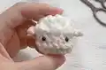 The Little Sheep Amigurumi Pattern step 4 - final assembly and finishing