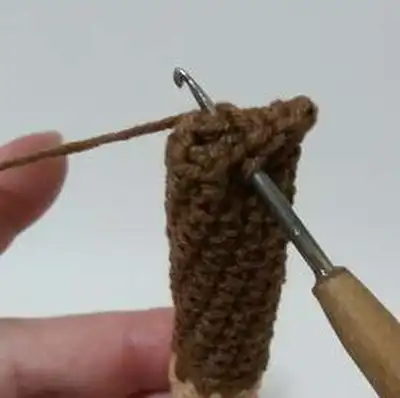 Nativity Scene Shepherd Bull and Donkey Amigurumi Pattern step 3 - details and accessories