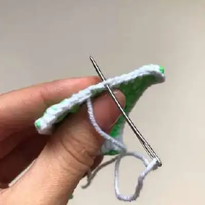 Crochet Flexagon Amigurumi Pattern step 4 - final assembly and finishing