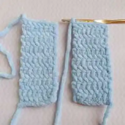 Plush Bonanza Beechcraft V-tail crochet pattern amigurumi pattern step 2 - assembly progress