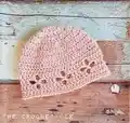 Vintage Vibes Baby Beanie Pattern step 1 - construction progress
