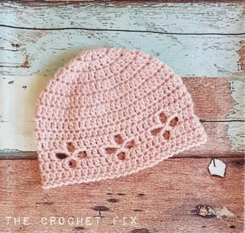 Free Intermediate crochet pattern: Vintage Vibes Baby Beanie Pattern - Easy to follow tutorial