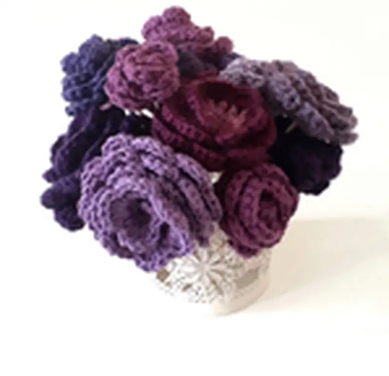 Free Beginner Friendly crochet pattern: International Women's Day Flowers Pattern - Easy to follow tutorial