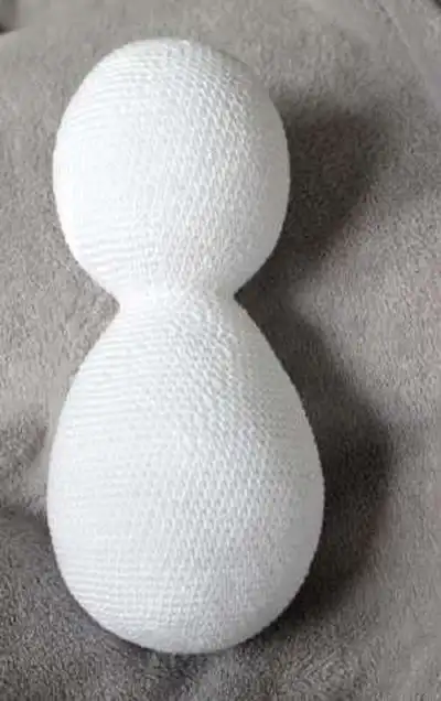 Dog Dotty Amigurumi Pattern step 2 - assembly progress