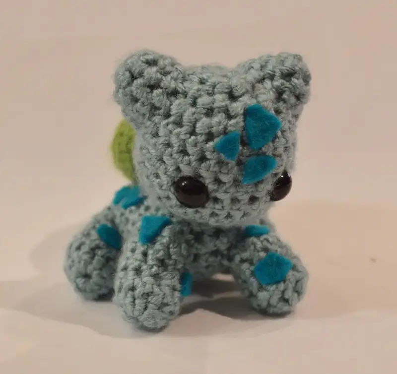 Free Intermediate crochet pattern: Bulbasaur Amigurumi Pattern - Easy to follow tutorial