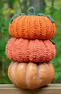 Pumpkin Plush Hat (crochet) Pattern step 4 - final assembly and finishing