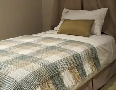 Gingham Blanket Pattern step 3 - details and accessories