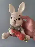 Cute Bunny Amigurumi Pattern step 4 - final assembly and finishing