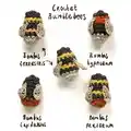 Crochet bumblebees Amigurumi Pattern step 4 - final assembly and finishing