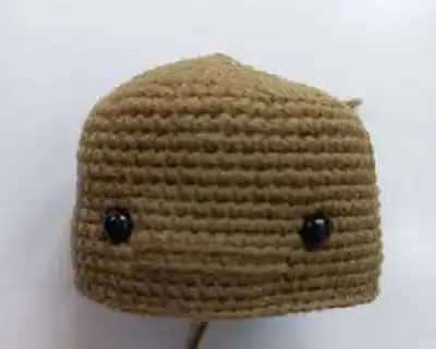 Baby Cthulhu Amigurumi Pattern step 4 - final assembly and finishing