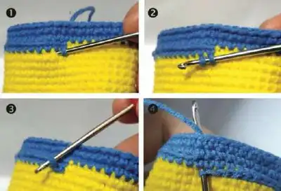 Beagle Dog Amigurumi Pattern step 3 - details and accessories