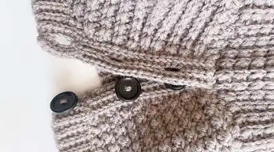 Textured Ribbed Sweater Pattern step 4 - final assembly and finishing