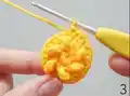 Little Prince Amigurumi Pattern step 3 - details and accessories