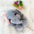 Elephant Amigurumi Pattern step 3 - details and accessories