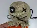 Trick or Treat Sam Amigurumi Pattern step 3 - details and accessories