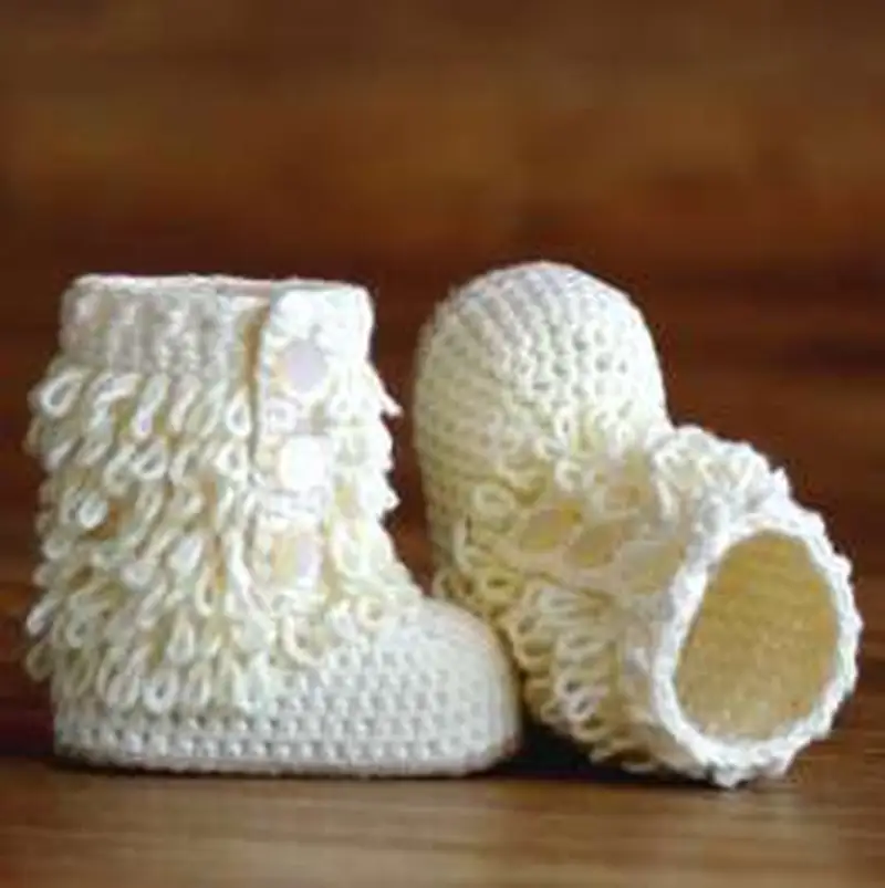 Free Intermediate crochet pattern: Furrylicious Baby Boot Amigurumi Pattern - Easy to follow tutorial